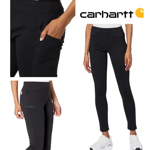 Carhartt, Force Tappen Fitted Ankle Cargo Legging Pant, Black - Picture 1 of 6